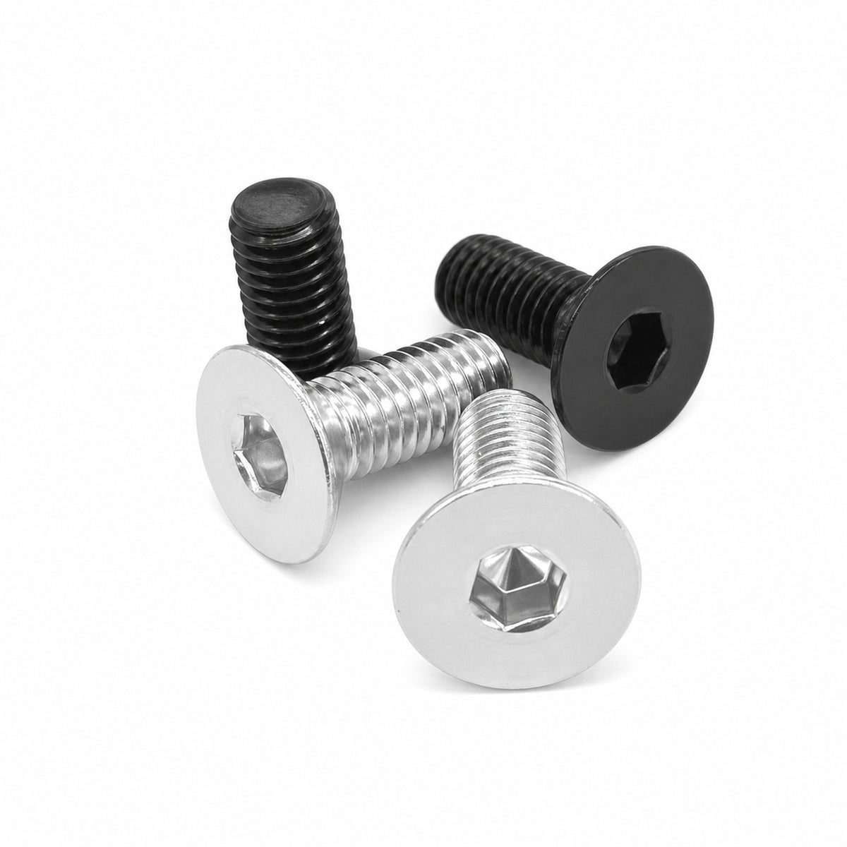 M5 Anodised Aluminium Countersunk Screws Pack of 5